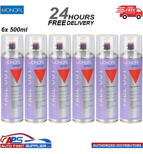 6x MONOFIL VARIO+ FADE OUT THINNER SPRAY Aerosol 500ml - FAST DELIVERY