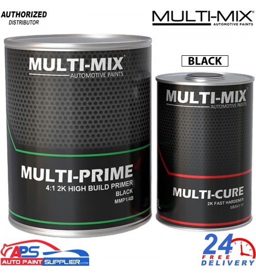 Multi-Mix 2K Primer Kit Black 5L With Fast Hardener – Multi-Prime High Build