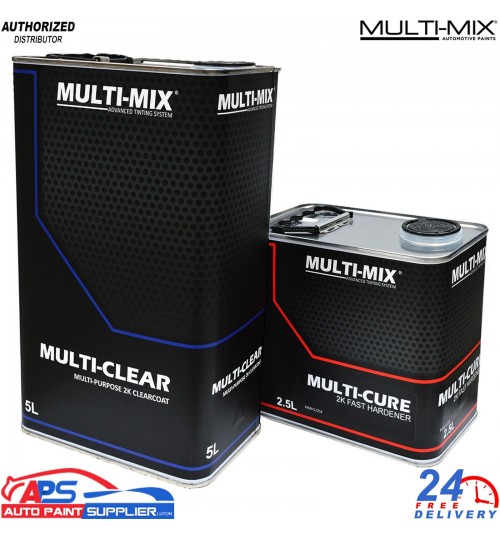 Multimix 2K MS Clearcoat Kit 7.5L With Fast Hardener – Multi Clear System