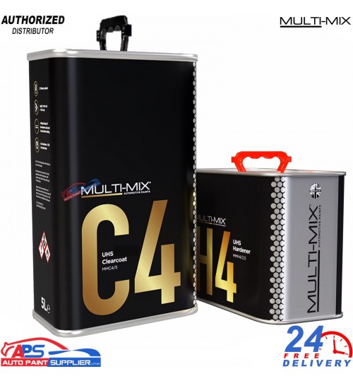 Multi-Mix C4 MMC4 UHS 2K Clearcoat Kit – 7.5L with H4 Hardener
