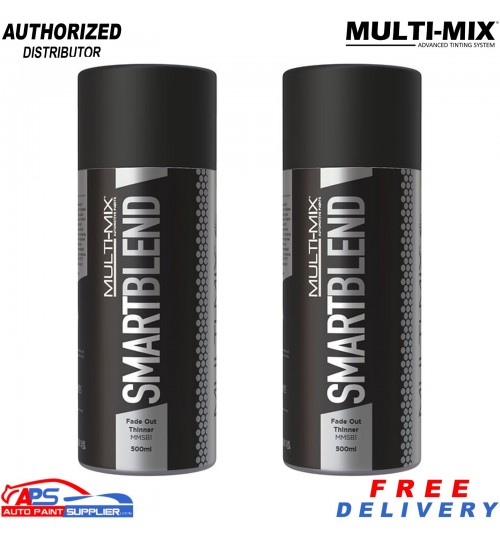 2x Multimix SMART-BLEND 500ml Fade Out Thinner – Paint Repair Solvent
