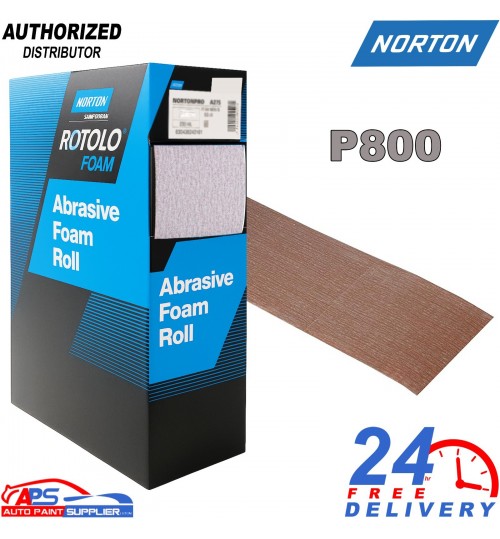 Norton Rotolo 115x25m P800 Sanding Foam – Perforated Soft Sheets