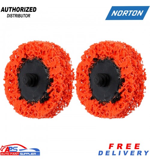 2x Norton Blaze Rapid Strip 50mm X-Coarse Ceramic Stripping Discs