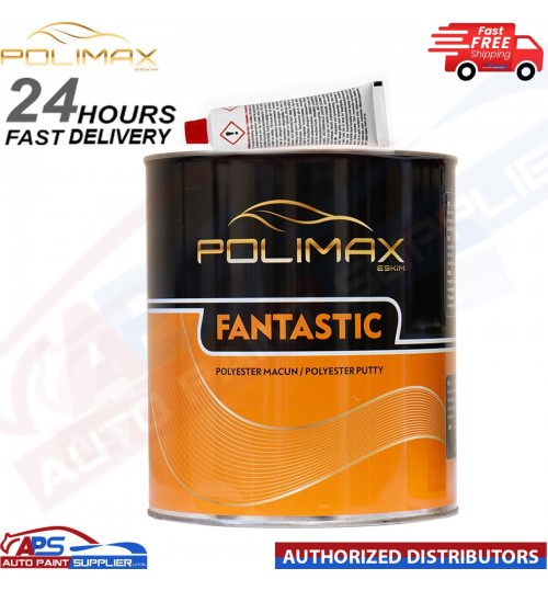 1x 3L Polimax Fantastic Super Quality Body Filler With Hardner - FAST DELIVERY