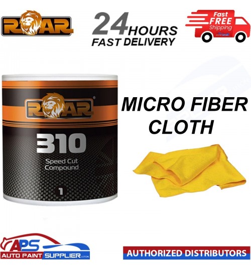 ROAR SPEED CUT CUTTING COMPOUND valeting 310 paint repairs 3KG+ microfibre cloth