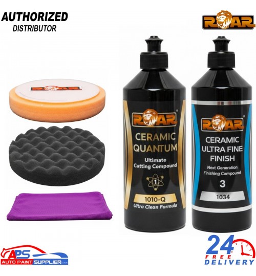 ROAR Ceramic Quantum Paint Correction 1010-Q- Kit High Cut Polish Compound
