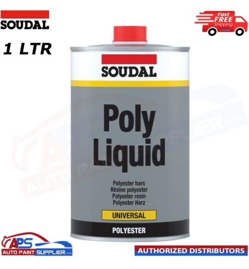 SOUDAL POLY LIQUID UNIVERSAL POLYESTER 1 LITRE