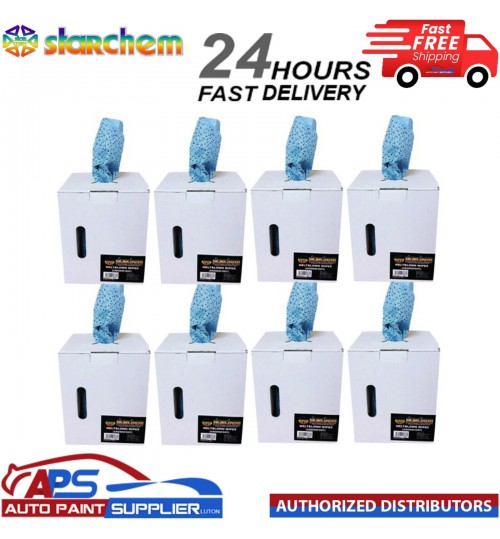 8 X STARCHEM SW11 BOX CROWS FEET SOLVENT WIPE CLOTH - FAST DELIVERY