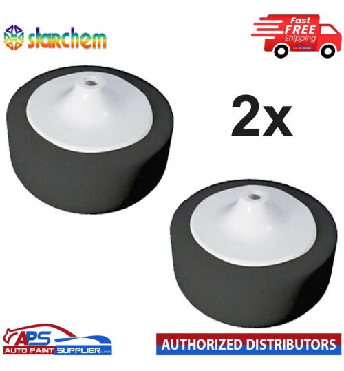 2X STARCHEM - BLACK - 6" COMPOUND HEAD PAD MOP - FAST DELIVERY
