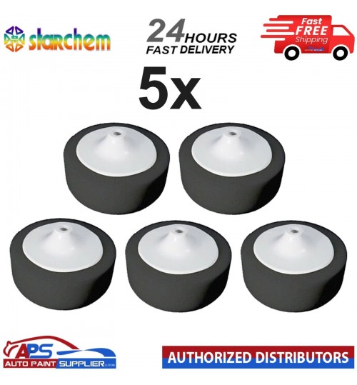 5X STARCHEM - BLACK - 6" COMPOUND HEAD PAD MOP - FAST DELIVERY