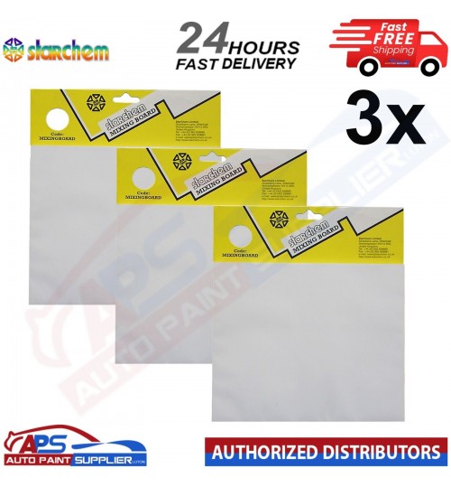 3X Onion Board Starchem Body Filler Mixing 100 Sheets Per Board - FAST DELIVERY