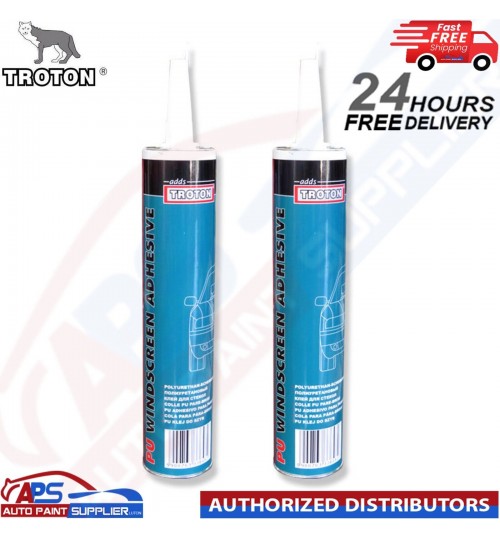 2X adds Troton PU Adhesives Sealant Wind screen Car Adhesive 310ml - black