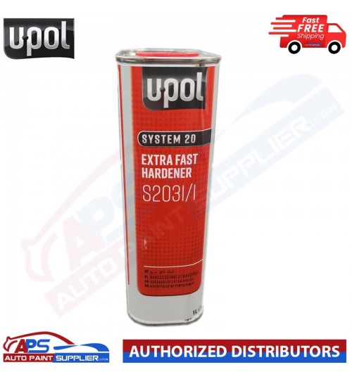 UPOL EXTRA FAST HARDENER S2031/1 FOR PAINT PRIMER LACQUER 1L 2K ACTIVATOR
