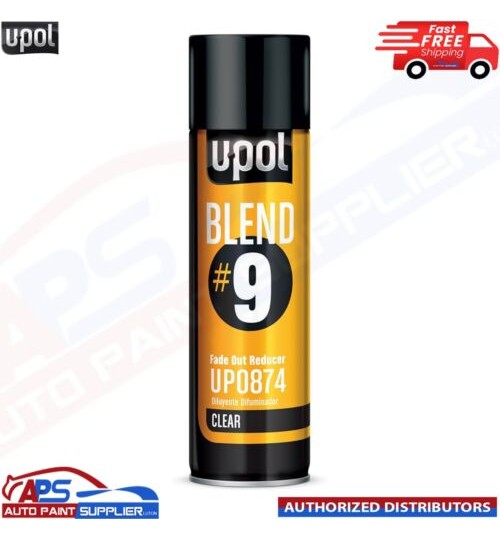 Fade Out Thinner UPOL Blend #9 Transparent Blending Solvent 450ml Clear Aerosol
