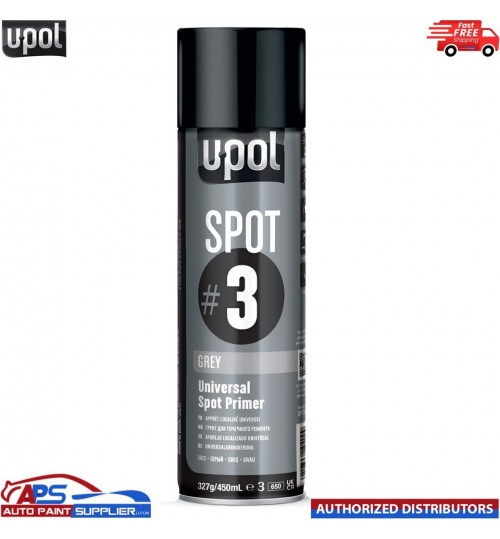 1 X UPOL SPOT 3 UNIVERSAL SPOT PRIMER AEROSOL 450ML - U-POL RUB THROUGH