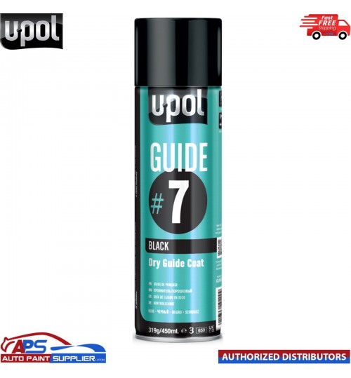 Upol Guide #7 Dry Guide Coat Dry Or Wet Filler Paint Defect Aerosol - 450ml