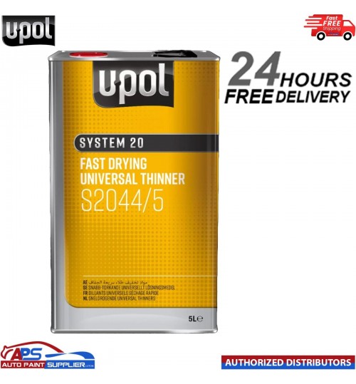 UPOL SYSTEM 20 S2044/5 FAST DRYING UNIVERSAL 2K THINNER 5LTR