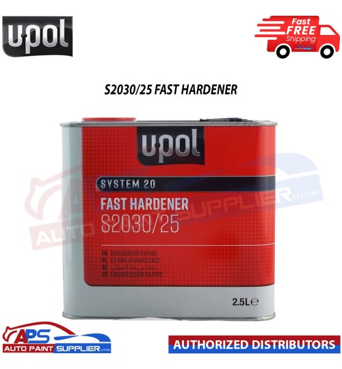 U-POL SYSTEM 20 FAST HARDENER S2030/25 FOR PAINT PRIMER LACQUER 2.5 LITRE
