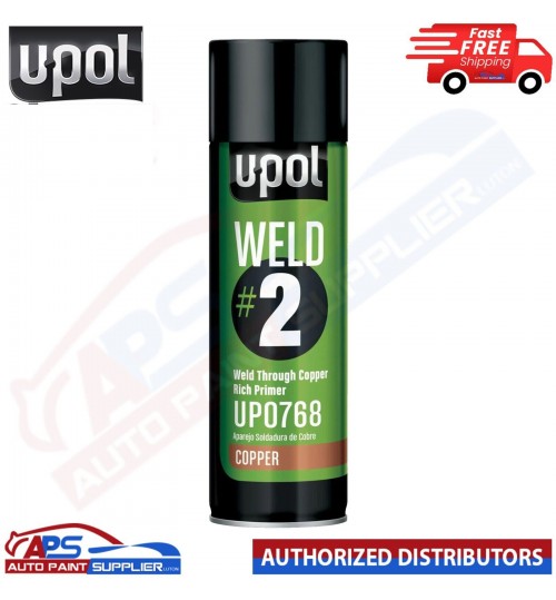 U-POL WELDC/AL #2 Weld Through Primer COPPER Rich Aerosol - 450ML
