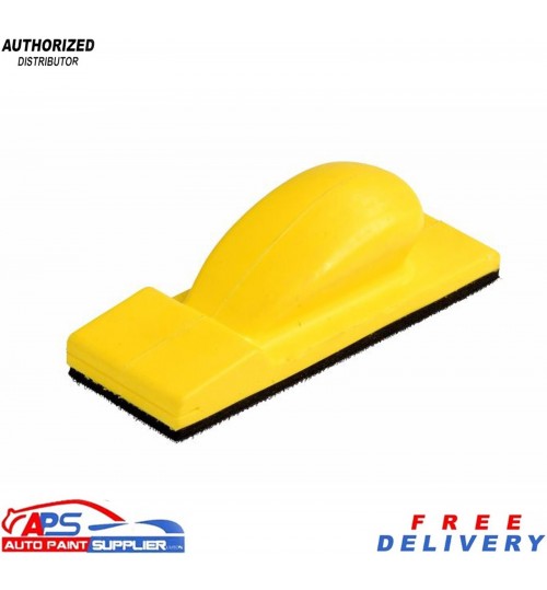 RIGID HARD HAND SANDING BLOCK, 70 X 198MM, Hook and loop