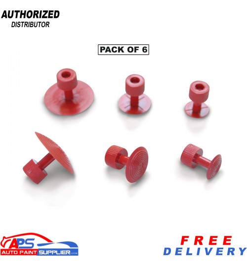 Glue Dent Repair Tabs PK6 PDR Puller Tips Paintless Dent Removal Tools