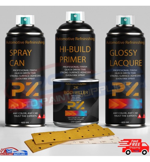 Aerosol Spray Paint Mixed To Code Custom Aerosol 400ml Kit RAL BS Car Paint