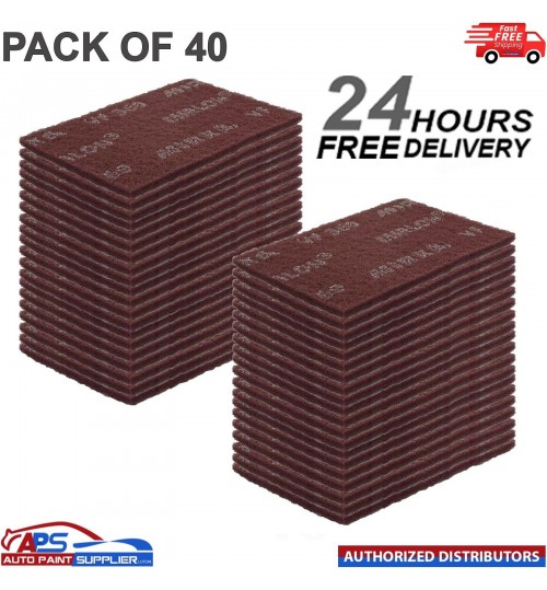 Scotch Red Very Fine 360 Grit 40x Hand Finishing Pads - FAST DELIVERY