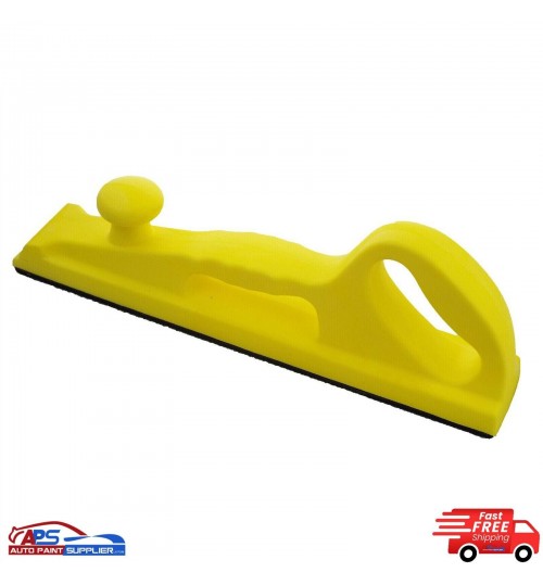 2x Long Hard Sanding Rubbing Block 70x400mm Hook&Loop Hand Sander FREE DELIVERY
