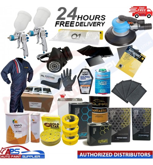 Complete Bodyshop Starter Kit Paint Prep Car Industrial Spraying Restoration