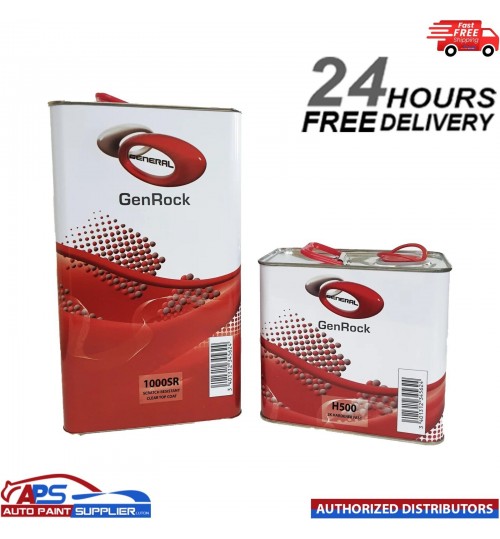 General Genrock 1000SR 2K Clear Lacquer With H500 - Fast Speed Hardener 6.75ltr