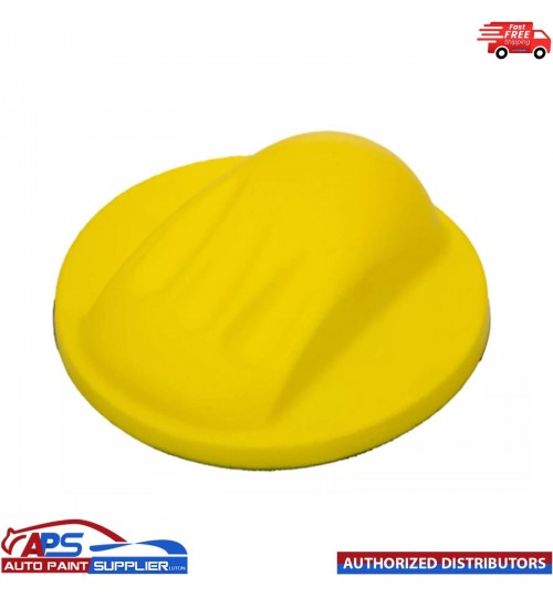CSB1 150mm Round Hand Sanding Block For Hook Loop Sandpaper Foam Polishing Pad
