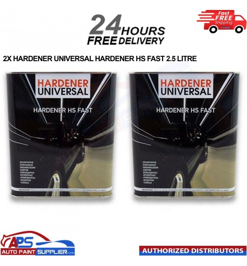 2x HARDENER UNIVERSAL HARDENER HS FAST 2.5 LITRE - FAST DELIVERY