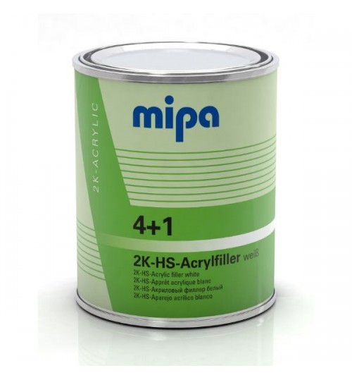 4+1 2K HS FILLER PRIMER WHITE 1L