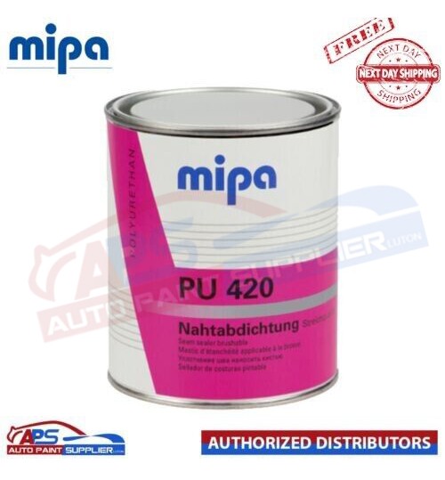 MIPA PU 420 Seam Sealer 1KG Polyurethane Adhesive Sealant Tin Grey (NEXT DAY DELIVERY)