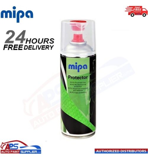 MIPA PROTECTOR 2K TOUGH TRUCK BED LINER raptor AEROSOL 400ML - BLACK