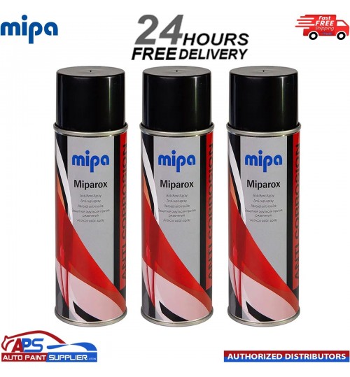3x MIPA MIPAROX 400ml Aerosol ANTI RUST SPRAY - FAST DELIVERY