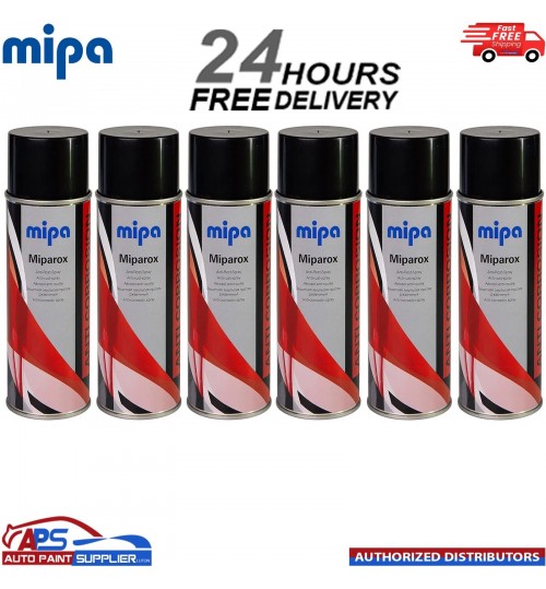 6x MIPA MIPAROX 400ml Aerosol ANTI RUST SPRAY - FAST DELIVERY