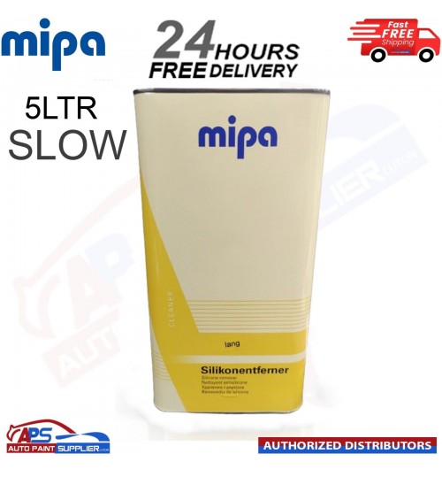 MIPA SILICONE REMOVER Silikonentferne LANG PANEL WIPE DEGREASER 5LTR - SLOW