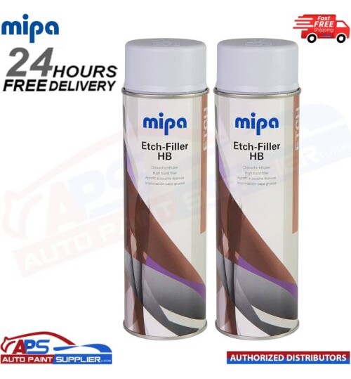 2x MIPA Etch-Filler HB Aerosol Spray 400ML - FAST DELIVERY