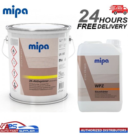 Mipa Aktivprimer Acid Etch 2k Primer With WPZ Hardener 7.5LTR KIT Active Primer