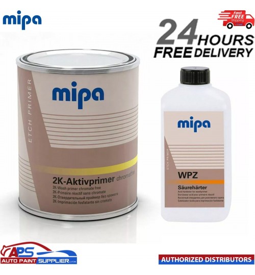 Mipa Aktivprimer Acid Etch 2k Primer With WPZ Hardener 1.5LTR KIT Active Primer