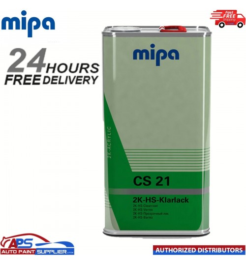 MIPA CS21 2K 2:1 HS KLARLACK CLEARCOAT 5LTR