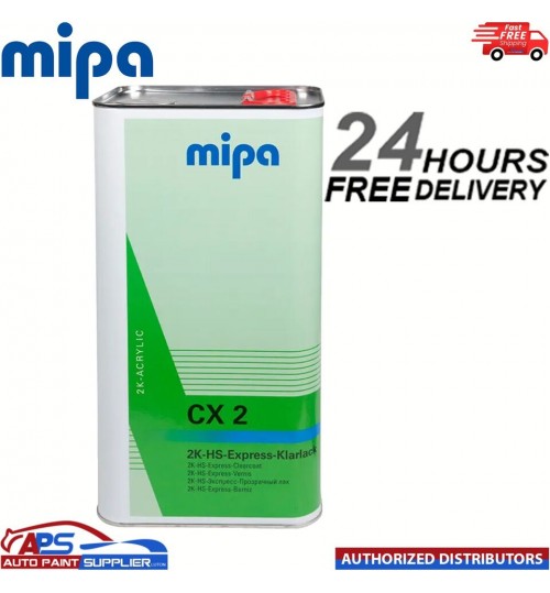 MIPA CX2 2K HS EXPRESS CLEARCOAT 5LT - FAST DELIVERY