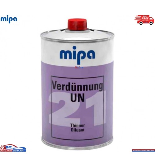 MIPA UN21 1K Universal Thinner 1LTR - Premium Quality for DIY & Professional Use