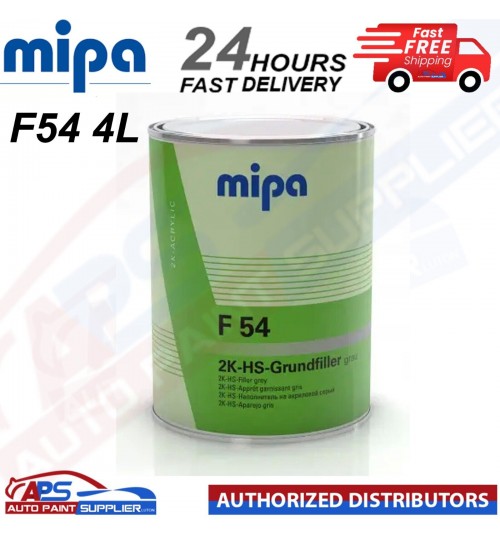 Mipa F54 4-1 2K HS Grundfiller HIGH BUILD 2K PRIMER 4L - GREY - FAST DELIVERY