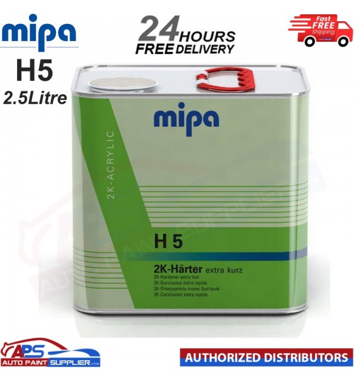 MIPA 2K ACRYLIC H 5 EXTRA FAST HARDENER ACTIVATOR 2K HARTER - 2.5 LITRE