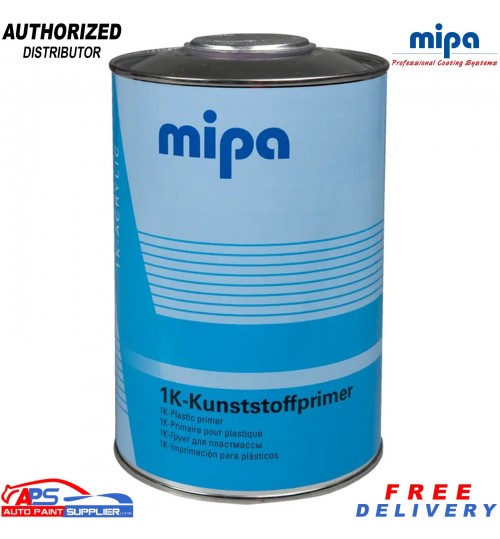MIPA 1K Plastic Primer 1 L – Fast Drying Adhesion for Multiple Plastics