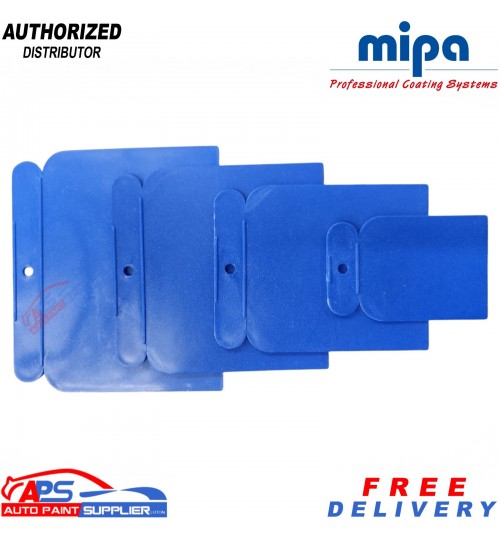 MIPA Professional 4pc Plastic Spreaders – Filler Applicator for Cars