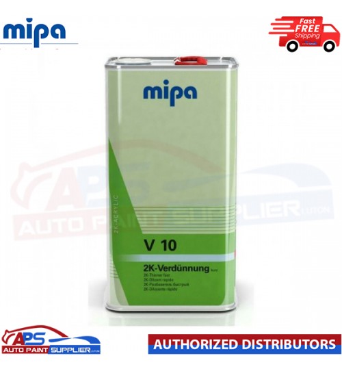Mipa V10 2K Thinner Fast 5L 2K-Verdunnung Acrylic Car Paint Reducer
