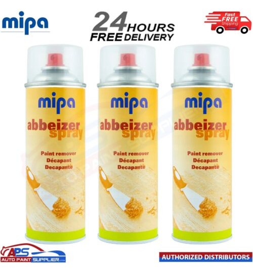 3x MIPA Abbeizer-Spray Paint Remover Decapant Decapante - 400ml